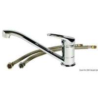 Rubinetto miscelatore Olivia mono comando con valvole in ceramica e becco girevole