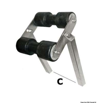 Rullo basculante centrale