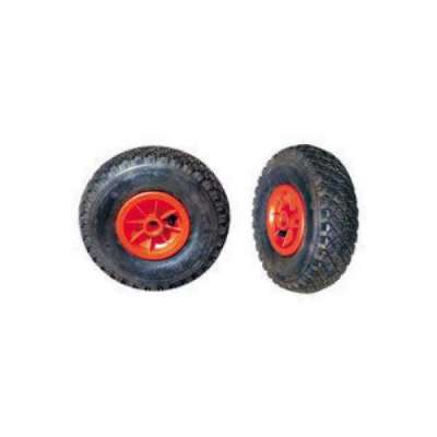 Ruota pneumatica 260mm in gomma per alaggio canotti e imbarcazioni 