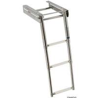 Scaletta da plancetta a scomparsa totale con slitta telescopica