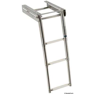 Scaletta da plancetta a scomparsa totale con slitta telescopica