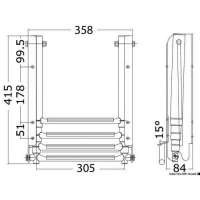 Scaletta sottoplancetta scorrevole Big