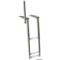 Scaletta telescopica da plancetta con maniglia di presa