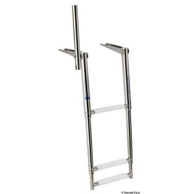 Scaletta telescopica da plancetta con maniglia di presa