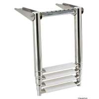 Scaletta telescopica da plancetta con maniglia di presa integrata