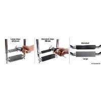 Scaletta telescopica per plancetta con tubi ovali e con gradino maggiorato