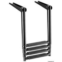 Scaletta telescopica per plancetta Total Black nera                             
