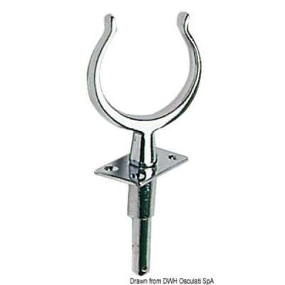 Scalmo in ottone cromato