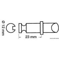 Scalmo in ottone cromato