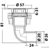 Scarichi pozzetto a filo con testa inox