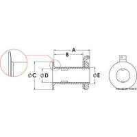 Scarico a mare a filo tutto filetto