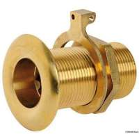 Scarico a mare in ottone tutto filettato