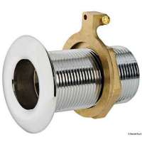 Scarico a mare in ottone tutto filettato