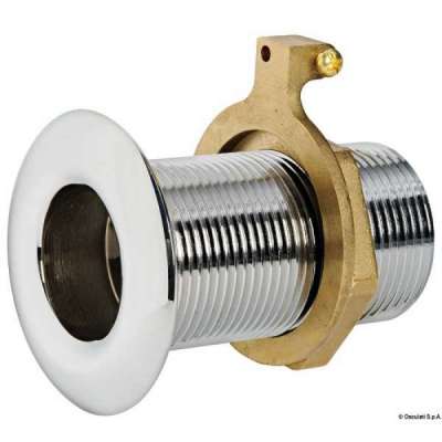 Scarico a mare in ottone tutto filettato