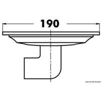 Scarico da pozzetto ovale