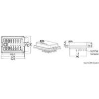 Scatola portafusibili lamellari impermeabile