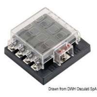 Scatola portafusibili lamellari standard con positivo comune