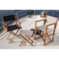 Sedia regista in teak