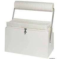 Sedile di guida per scafi aperti con schienale ribaltabile