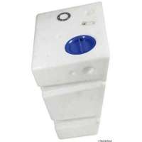 Serbatoio in polipropilene bianco per acqua potabile da lt 60, per montaggio a parete