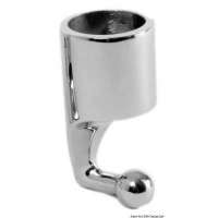 Serie componenti tendalini con accoppiamento tra base e portatubo tramite sfera