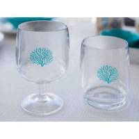 Set 6 bicchieri coppa Marine Business Acqua impilabili in ecozen