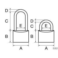Set lucchetti 4+1 hardinox master key