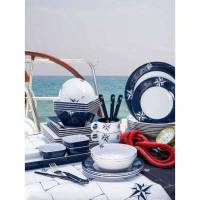 Set stoviglie melamina 4 persone Marine Business NORTHWIND