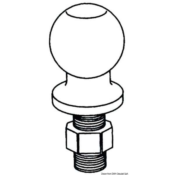 Sfera per gancio traino