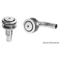 Sfiato carburante in Acciaio Inox AISI 316 fuso e lucidato a specchio