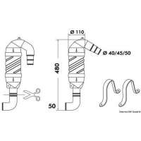 Sifone antiriflusso di scarico