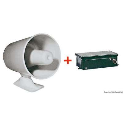 Sirena elettronica bitonale ad altissima potenza