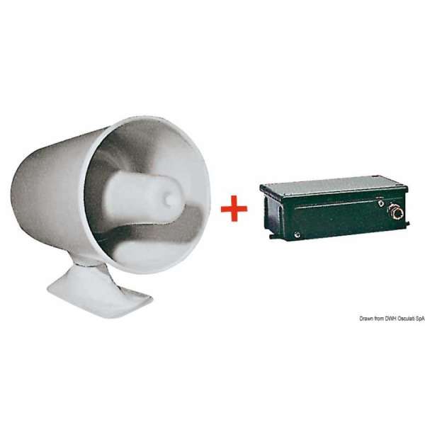 Sirena elettronica bitonale ad altissima potenza