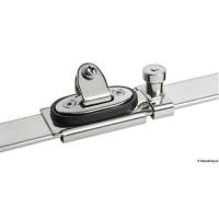 Sistema a rotaia con scorrevoli per capottina