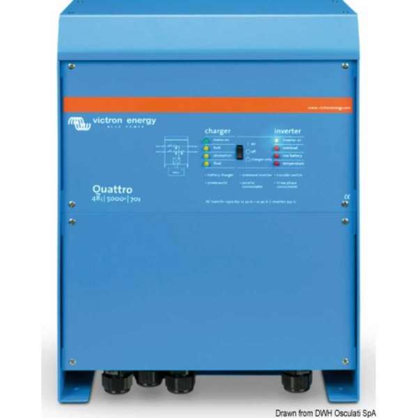 Sistema combinato VICTRON Quattro - Caricabatteria + Inverter
