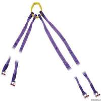 Sistema di sollevamento a 4 bracci per imbarcazioni o battelli pneumatici 