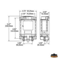 Solenoide remoto per batterie Serie ML completo di interruttore