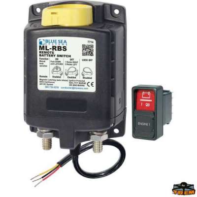 Solenoide remoto per batterie Serie ML completo di interruttore