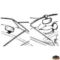 Specchio retrovisoreper sci nautico