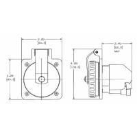 Spina ad incasso Inox 16 Amp.