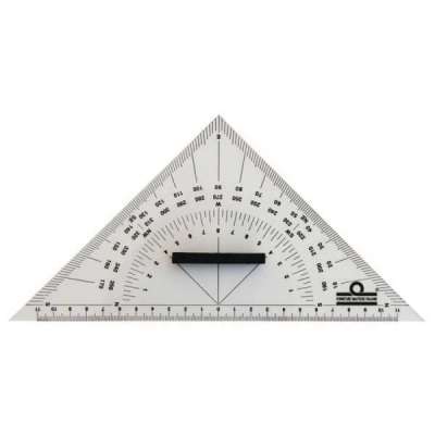 Squadra nautica con maniglia