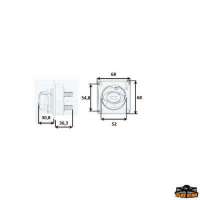 Stacca batteria montaggio a incasso