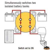 Staccabatteria Maxi Bipolare 350A