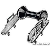 Staffa con rullo posteriore reggichiglia grande