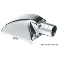 Succhiarola in acciaio inox AISI 316 complete di valvola di fondo e di reticella di filtraggio