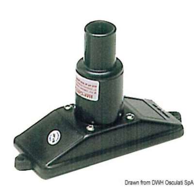 Succhiarola WHALE in plastica nera