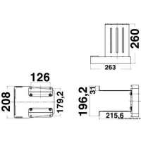 Supporto motore Heavy Duty a parete