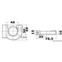 Supporto per ganci d’accosto / canna da pesca