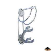 Supporto per salvagenti a ferro di cavallo e anulari provvisto di supporto per boetta luminosa