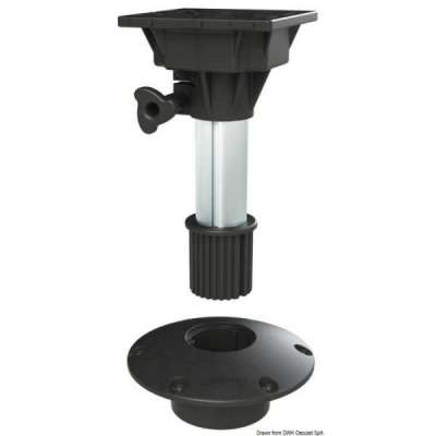 Supporto sedile Waverider con ammortizzatore e testa girevole